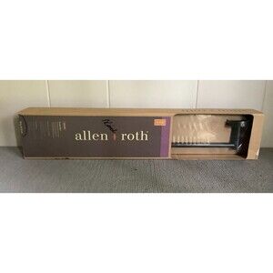 ALLEN + ROTH Salem 18-in Oil-Rubbed Bronze Finish Wall Mount Single Towel Bar